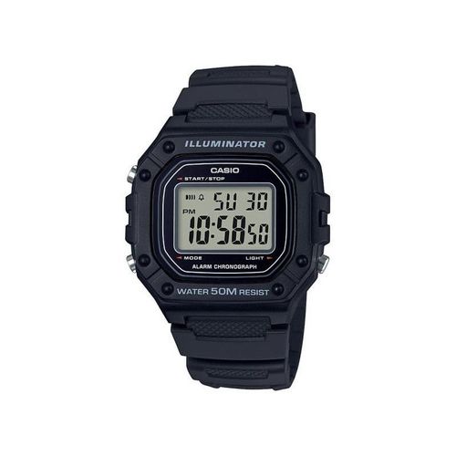 Casio Montre Noir Digital Hommes Casio Collection W-218h-1avef