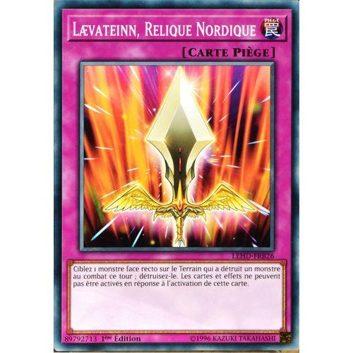 Carte Yu-Gi-Oh Lehd-Frb26 Laevateinn, Relique Nordique Neuf Fr
