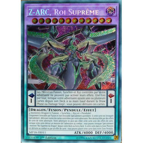 Carte Yu-Gi-Oh Mp18-Fr011 Z-Arc, Roi Suprême Neuf Fr