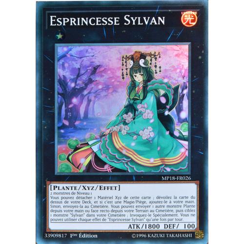 Carte Yu-Gi-Oh Mp18-Fr026 Esprincesse Sylvan Neuf Fr