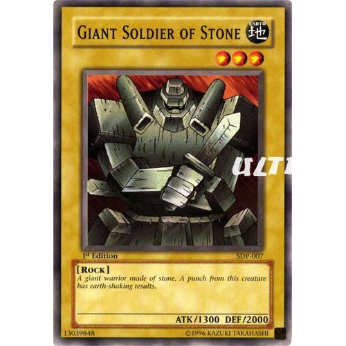 Yu-Gi-Oh! - Sdp-007 - Giant Soldier Of Stone - Commune