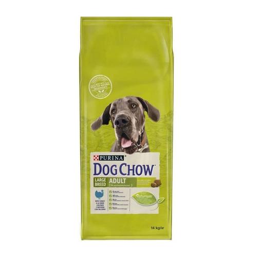 Dog Chow Croquettes - Avec De La Dinde - Pour Chien Adulte De Grande Race - 14 Kg