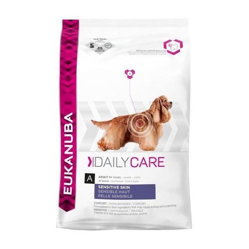 Eukanuba Croquettes Au Poulet Daily Care - Peau Sensible - Toutes Races - 2,3kg - Pour Chien Adulte