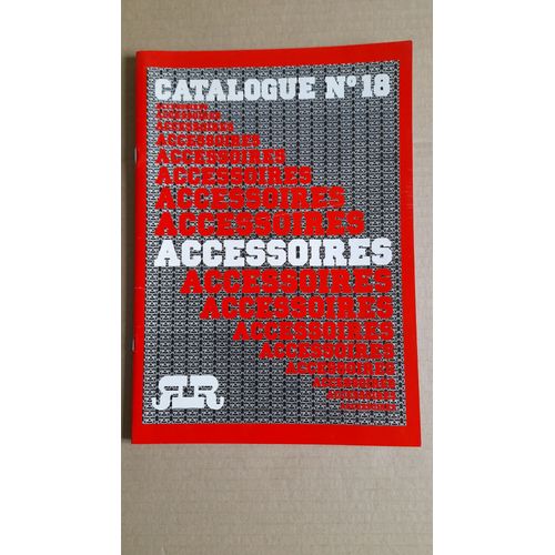 Vintage Catalogue Rr N° 18 Accessoires Pour Clefs