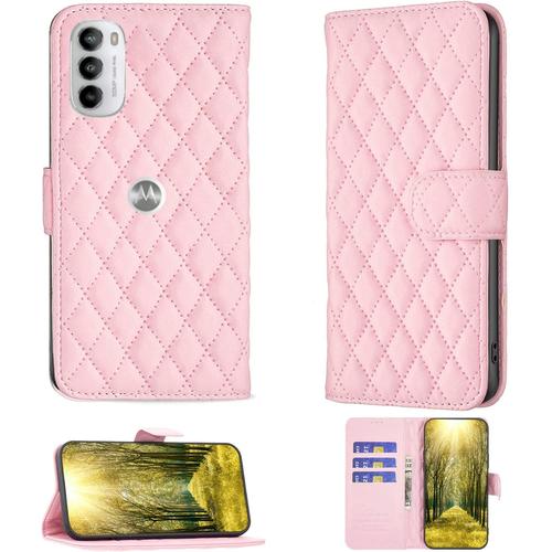 Coque Pour Motorola Moto G82 Dual Sim Coque Compatible Avec Motorola Moto G82 Dual Sim Case Téléphone Cover Pu Cuir Béquille Magnétique Étui Portefeuille Xxffen