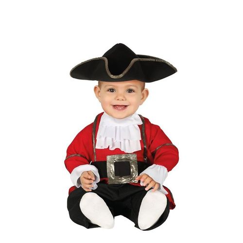 Déguisement De Pirate Rouge Pour Bébé (Taille 6-12m)
