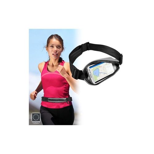 Sbs Universal Belt Bag Slim Tesportbeltg - Étui De Ceinture Pour Téléphone Portable - Gris