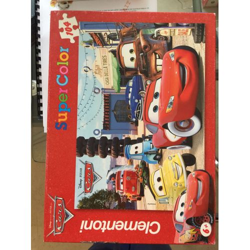 Puzzle Super Color Cars 104 Pieces