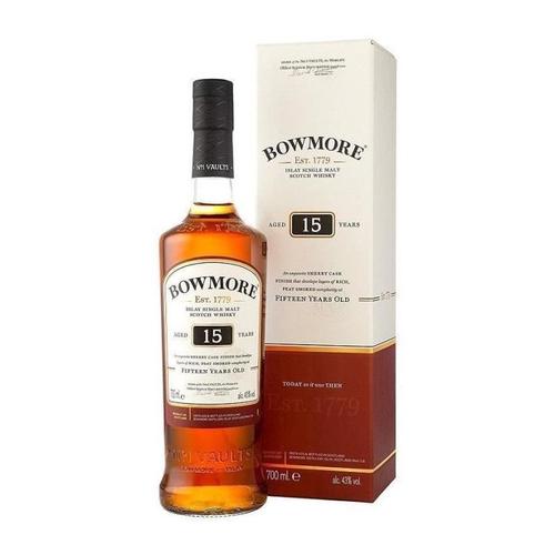 Bowmore - 15 Ans - Sherry Cask Finish - Single Malt - Scotch Whisky - 43% - 70 Cl - Etui