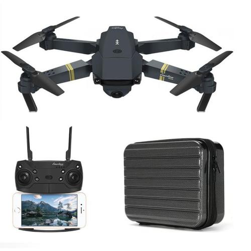 Eachine E58 Avec Boîte De Stockage Wifi Fpv Avec Quadricoptère Pliable De Drones Rc Pour Mode Caméra 720p - 2.0mp Trois Piles