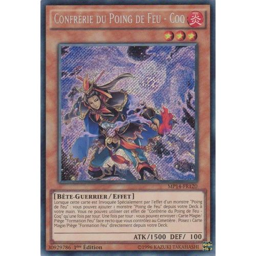 Yu-Gi-Oh! - Mp14-Fr120 - Confrérie Du Poing De Feu - Coq - Secret Rare