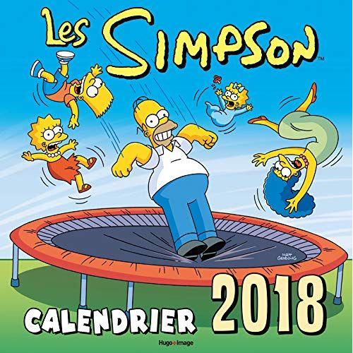 Calendrier Mural Les Simpson 2018