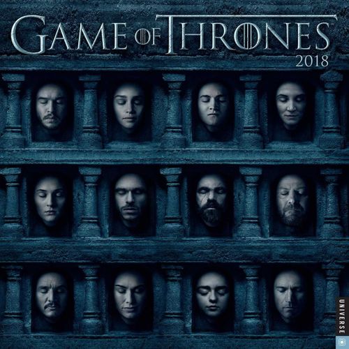 Calendrier Mural Game Of Thrones 2018