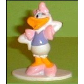 Figurine Daisy Sur Socle - Série Ça C'est Donald ! (Nestlé 1995)