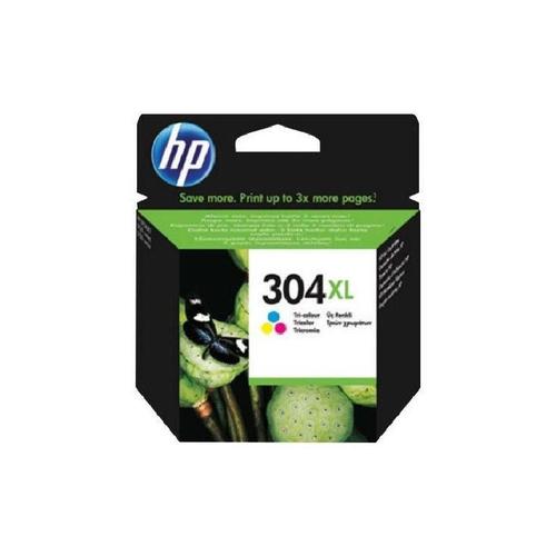 HP 304XL - à rendement élevé - tricolore à base de colorant - originale - cartouche d'encre - pour Deskjet 3720, 3730, 3732