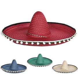 Chapeau M?Xicain Couleurs Vari?S 55 Cm (Taille Unique)