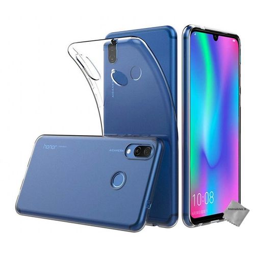 Housse Etui Coque Silicone Gel Fine Huawei P Smart (2019) + Verre Trempe Transparent Tpu