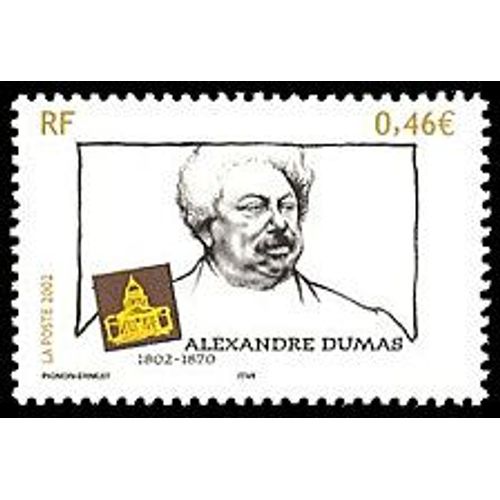 Timbre Alexandre Dumas 1802-1870 (Emission De 2002)