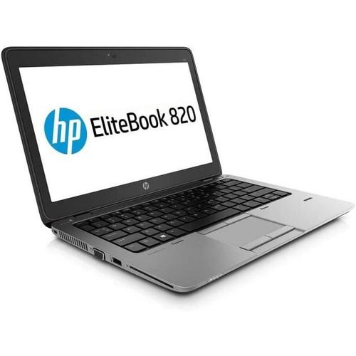 HP EliteBook 820 G2 - PC Portable - 12.5'' - (Core i5-5200U - 2.20 GHz, 8Go de RAM, Disque SSD 128Go SSD, WiFi, Windows 10, AZERT93