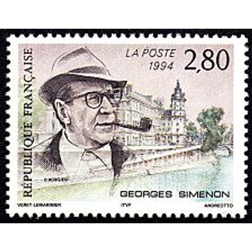 Timbre Georges Simenon 1903-1989