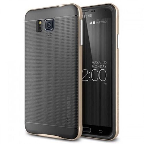 Coque Bumper Samsung Galaxy Alpha Spigen Or Neo Hybrid Silicone Rigide (Tpu)