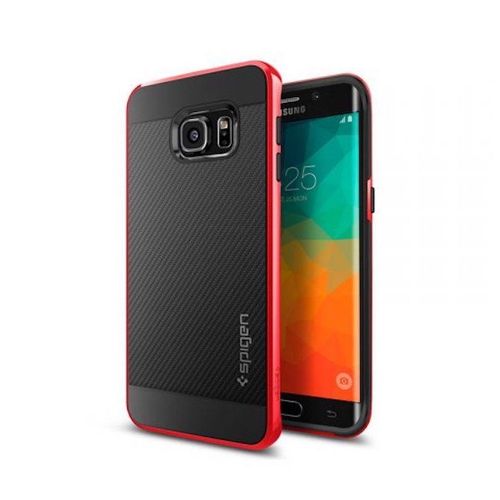 Coque Bumper Samsung Galaxy Alpha Spigen Rouge Neo Hybrid Silicone Rigide (Tpu)