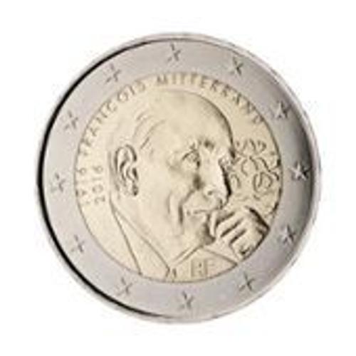 2 Euros Commémorative France 2016 - Mitterand