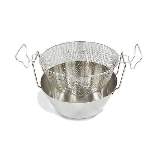 Artame Friteuse Avec Panier En Inox - Fond Thermique - Ø 30 Cm - Gris