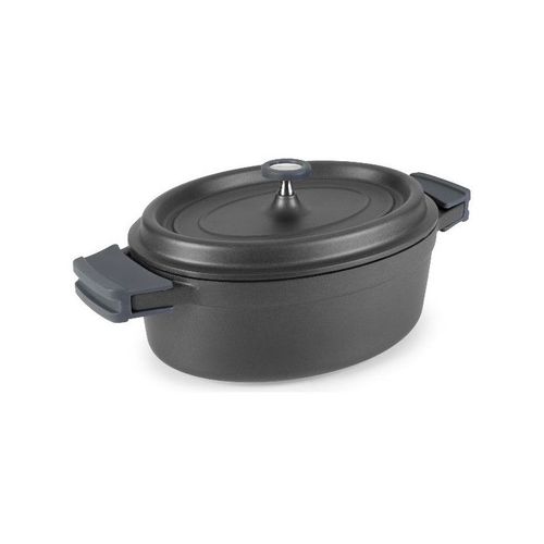Lacor Cocotte Ovale 31 Cm Noir - Fundicion