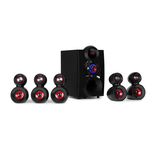 auna X-Gaming Système audio Surround 5.1 Subwoofer OneSide Bluetooth USB SD 380W