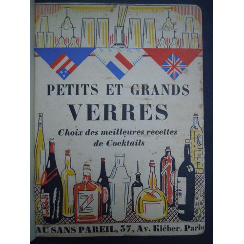 Petits Et Grands Verres, Choix Des Meilleurs Cocktails, Recueillis Par Nina Toye & A.H. Adair, Ornements De J.-E. Laboureur