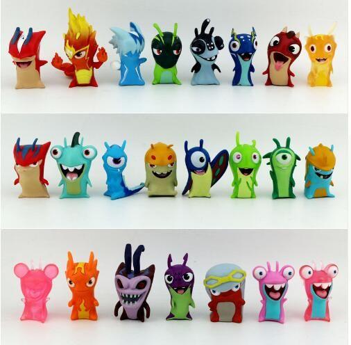 Anime de Bande Dessinée chiffres Slugterra Mini PVC Figurines Jouets 24  modèles