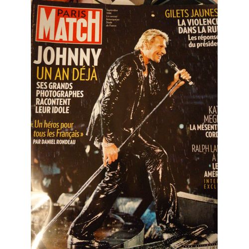 Paris Match Johnny Hallyday Un An Déjà