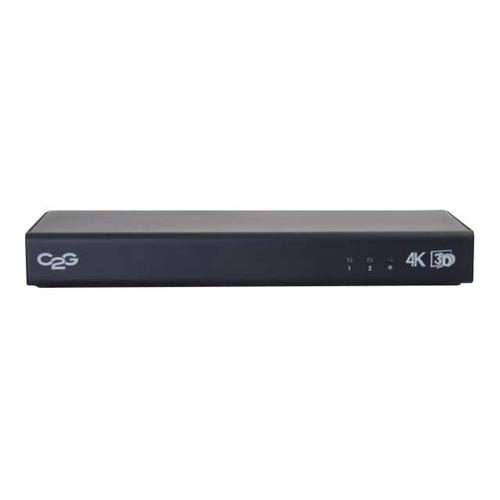 C2G 2-Port HDMI Splitter - Répartiteur vidéo/audio - 2 x HDMI - de bureau