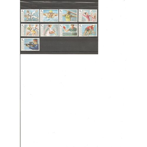 9 Timbres Neufs Lie Games 99