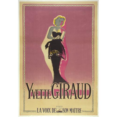 Affiche Yvette Giraud