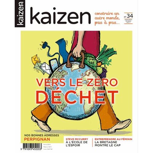 Kaizen N° 34, Septembre-Octobre 2017 - Vers Le Zéro Déchet