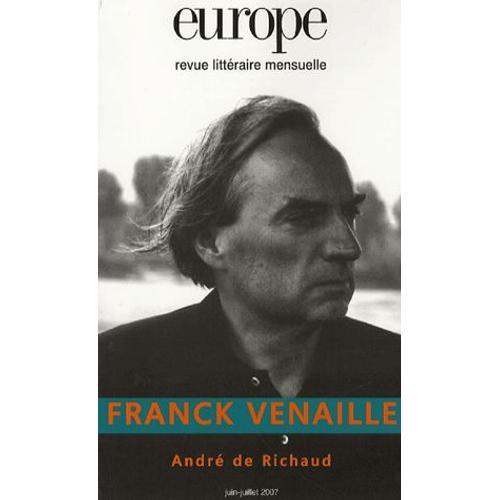 Europe N° 938/939, Juin-Jui - Franck Venaille - André De Richaud