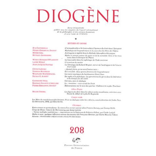 Diogène N° 208, Octobre-Déce - Mythes Et Genre