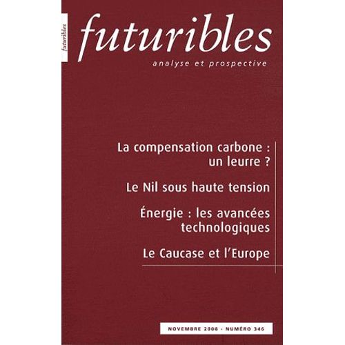 Futuribles N° 346, Novembre 200