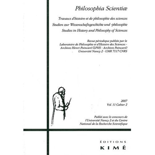 Philosophia Scientiae Volume 11 N° 2/2007