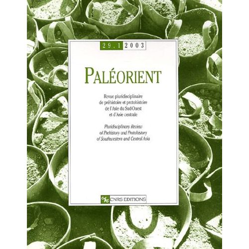 Paléorient N° 29/1, 2003