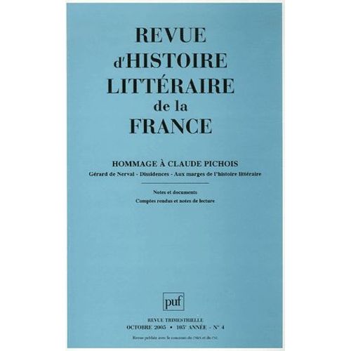 Hommage À Claude Pichois