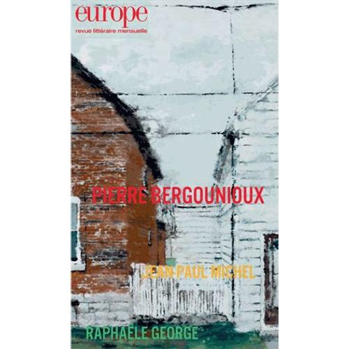 Europe N°1057, Mai 2017 - Pierre Bergounioux