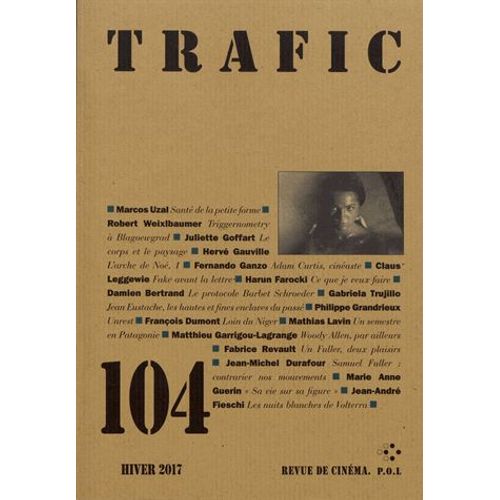 Trafic N° 104, Hiver 2017