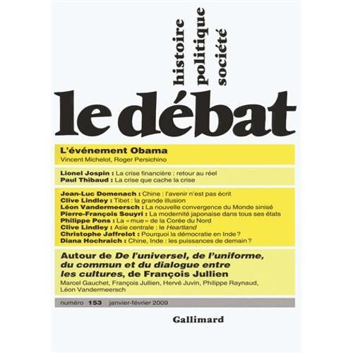 Le Débat N° 153, Janvier-Févr - L'événement Obama