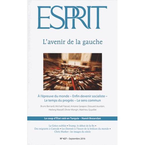 Esprit N° 427 - L'avenir De La Gauche
