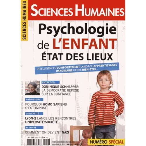 Sciences Humaines N° 259, Mai 2014 - Psychologie De L'enfant : État Des Lieux