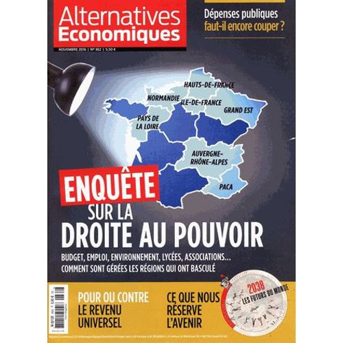 Alternatives Économiques N° 352, Novembre 2016 - Ce Que Nous Propose L'avenir