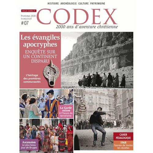 Codex N° 7, Printemps 2018 - Les Évangiles Apocryphes